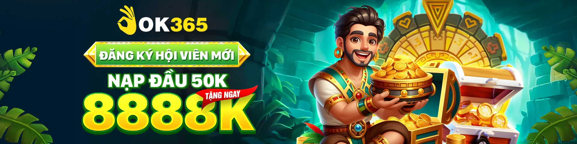 đăng ký hội viên mới nạp đầu 50k nhận 8888k